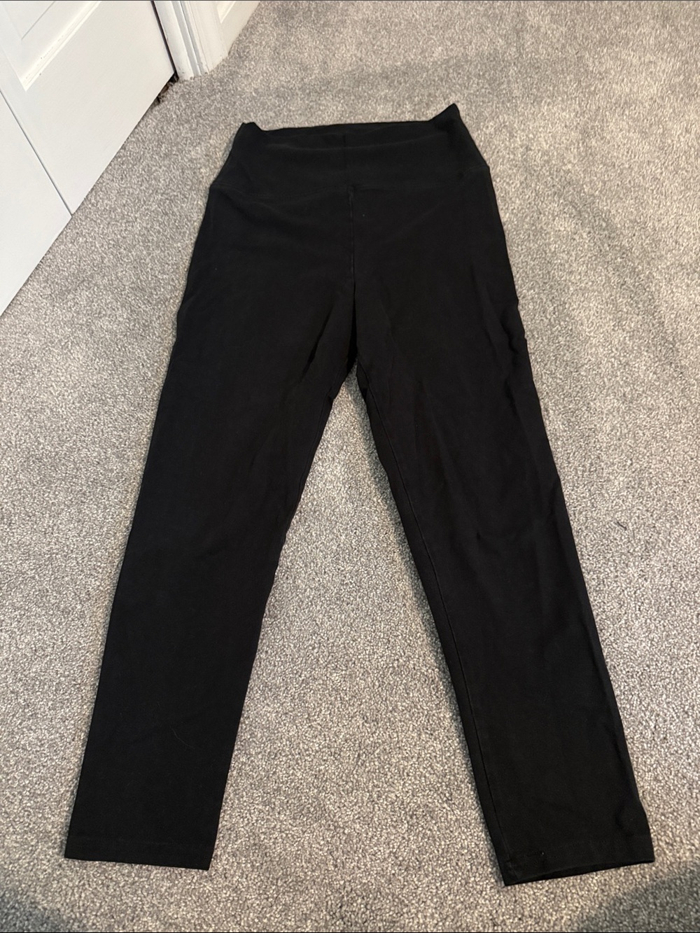 Nordstrom Black High-Rise Ponte Leggings